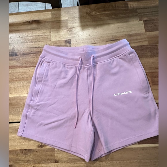 Alphalete Jogger Shorts/ NWT| Size Large/ Women’s Pink - Picture 1 of 9